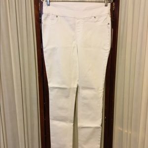 Perfect Stretch Chico White Stretch Jeans Size 0